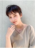 耳周りすっきりマッシュショート☆前髪軽め