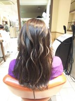 ネオリーブチノ 登戸店(Neolive cino)&nbsp;デザインカラー エアータッチバレイヤージュ アッシュ