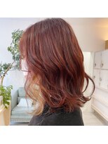 エルフ(elf)&nbsp;チェリーピンクブラウン×ミルクティーベージュカラー