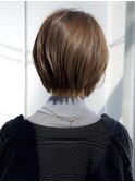前髪あり小顔ショートボブ20代30代40代【AIN.表参道】川原大地
