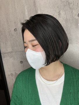 ハク(haku) [吉原勇気]透けショート×アッシュグレー