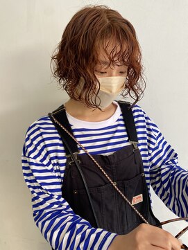 ヴァンダンジュ(Vendange) 暖色系カラーとパーマ
