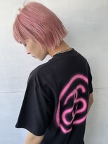 リノショアーズ ショウナン 辻堂店(RinoShores SHONAN)&nbsp;10代20代★大人かわいいダブルカラーブリーチピンクベージュボブ