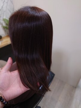 ヘアーカルチャー 小倉台店 HAIR CULTURE ミディアムストレート髪質改善美髪艶髪30代40代50代