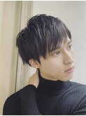【爽やか】黒髪マッシュショート