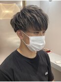 お客様スタイルイケメンマッシュハイライト