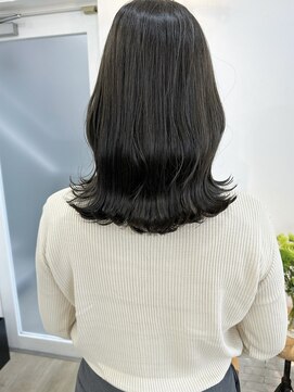 イコ 表参道原宿(ico) オリーブグレージュ イルミナカラー 暗髪