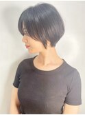 【morio池袋】似合わせショート黒髪レイヤーマッシュ