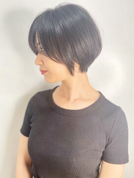 ラウンジ モリオ イケブクロ(Lounge MORIO Ikebukuro) 【morio池袋】似合わせショート黒髪レイヤーマッシュ