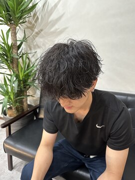 ウォルク(WOLK) 王道マッシュ/波巻きパーマ/メンズスタイル