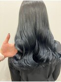【透明感アッシュブルージュ】