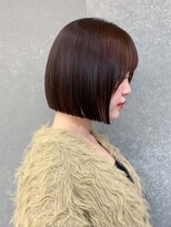 ロンド 表参道店(Lond)&nbsp;◇縮毛矯正 前下がりボブ 表参道 髪質改善 顔周りカット