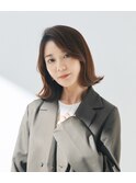 40代外はねボブ/白髪ぼかし/日本橋駅/三越前駅
