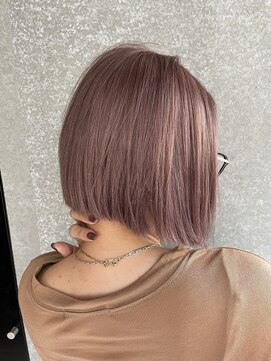フィル 横浜(fil) 切りっぱなしボブ_パールピンク