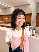 トゥコ(tuco)&nbsp;前髪　前髪パーマ　パーマ　ボブ　ミディアム　カット