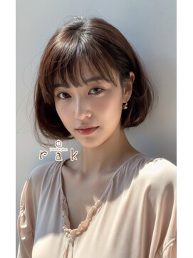ラクヘアー 姪浜店(rak hair) マチルダボブ