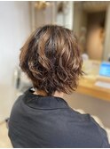 くせ毛アレンジショート