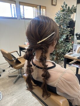 クロエバイラヴィズム 郡山さくら通り店(CLOE by LUVISM) ツイン編みおろし(^^)