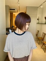 チャコレ 北千住店(Chacolle)&nbsp;レッドブラウンカラー×ミニボブ◎