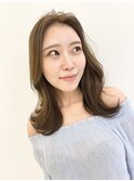 くびれミディアム×韓国ヘア