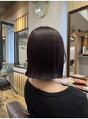 切りっぱなしボブ