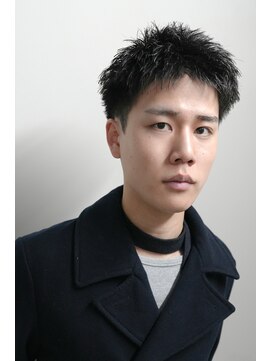 カーウォッシュバーバー(CARWASH BARBER) メンズカットアップバングビジカジスパイキーショート0206