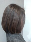 40代、白髪ぼかし