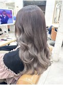 ブリーチなしラベンダーグレージュ◎