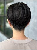 〈t10〉大人ショートハイライト髪質改善キッズカット前髪30代40