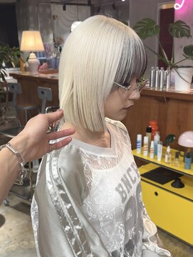 ヤーン(yarn.) ホワイトブロンド/ポイントブラック【赤堀友哉】