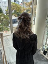 ヘアセット専門サロン by OKINAWA WATABE WEDDING 那覇店&nbsp;ハーフアップ