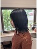 前髪カット+ボタニカルオイルinカラー+ソリュートコアトリートメント