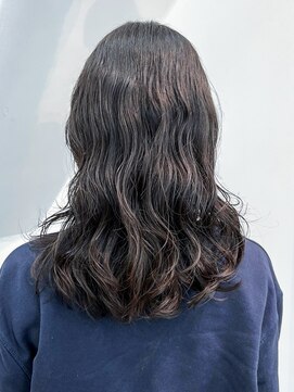 アルバム 池袋(ALBUM) 暗めカラー韓国ヘア顔周りレイヤーグレージュ_ba540662