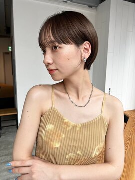 ホネン(honen) 薬院【honen】ショートボブウルフレイヤー髪質改善イルミナ