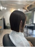 切りっぱなしボブ