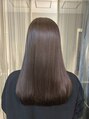ビグディーサロン(BIGOUDI SALON)&nbsp;髪質改善　エアンス　オリーブベージュ