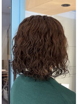 men's スパイラルボブパーマ