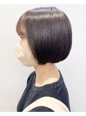 【morio松戸 石山】黒髪コンパクトボブミニボブ丸みボブ20代30代