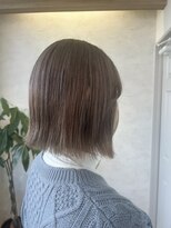 プリンプ トータルビューティ(PRIMP.total beauty) ミルクティーベージュ ラベンダー ボブヘア ヘイリーボブ