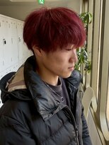 エフコード 難波(F-CODE) ワンブリーチ:メンズボルドーブラウン