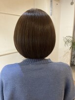 ニア 栄(nia)&nbsp;大人ボブ　顎ライン　髪質改善　艶髪　朝楽ヘア