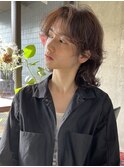 men's/メンズミディアム/リバースセンターパート/新宿