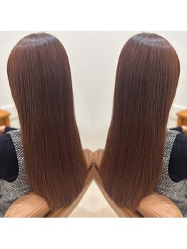 エフプラス(fplus)の写真/【白髪カラー・艶カラー】染めるたびにパサつきを抑え、潤う艶髪へ