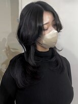 ニルバ(niLva) ハイレイヤロングレイヤーーカット韓国風ハッシュカット