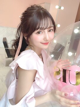 ルイ(LOUIS) 【LOUIS】ブリーチなしで叶うミルクティーラテ　アイドル前髪