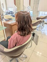 プログレス つくば店(PROGRESS by ヂェムクローバーヘアー)&nbsp;ブリーチなし♪艶感ピンクブラウン