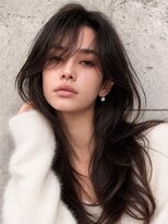 エーヴ&nbsp;韓国風レイヤーロング × 暗髪で叶える【艶ヘア】