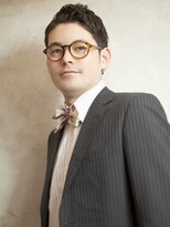 ベックメンズヘアサロン(BEKKU Men's hair salon)&nbsp;おしゃれトラッドなナチュラルツーブック七三スタイル