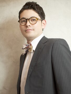 ベックメンズヘアサロン(BEKKU Men's hair salon) おしゃれトラッドなナチュラルツーブック七三スタイル