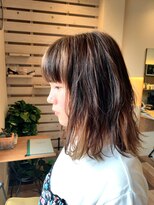 サロンドカスティーロ(salon de castillo)&nbsp;castillo☆大人かわいい小顔おしゃれミディ☆ハイライトカラー